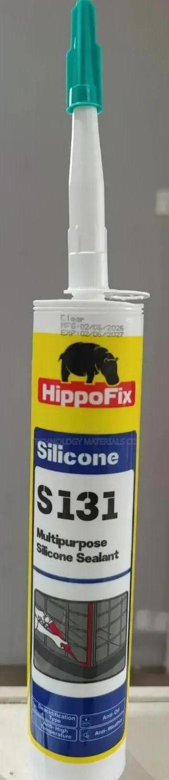 HippoFix SI31 Multipurpose Silicone Sealant(CLEAR) – High Performance - thumbnail 2