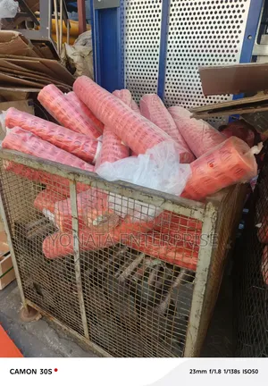 Commercial Construction Barrier Net Orange in Color