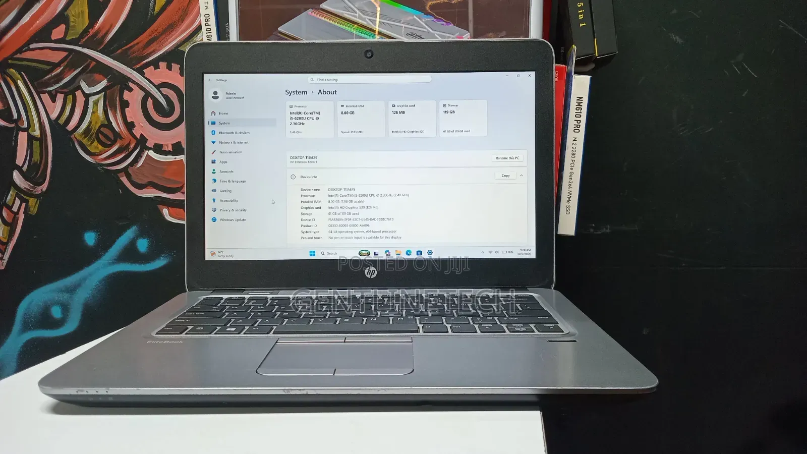 Laptop HP EliteBook 820 G3 8GB Intel Core i5 SSD 128GB