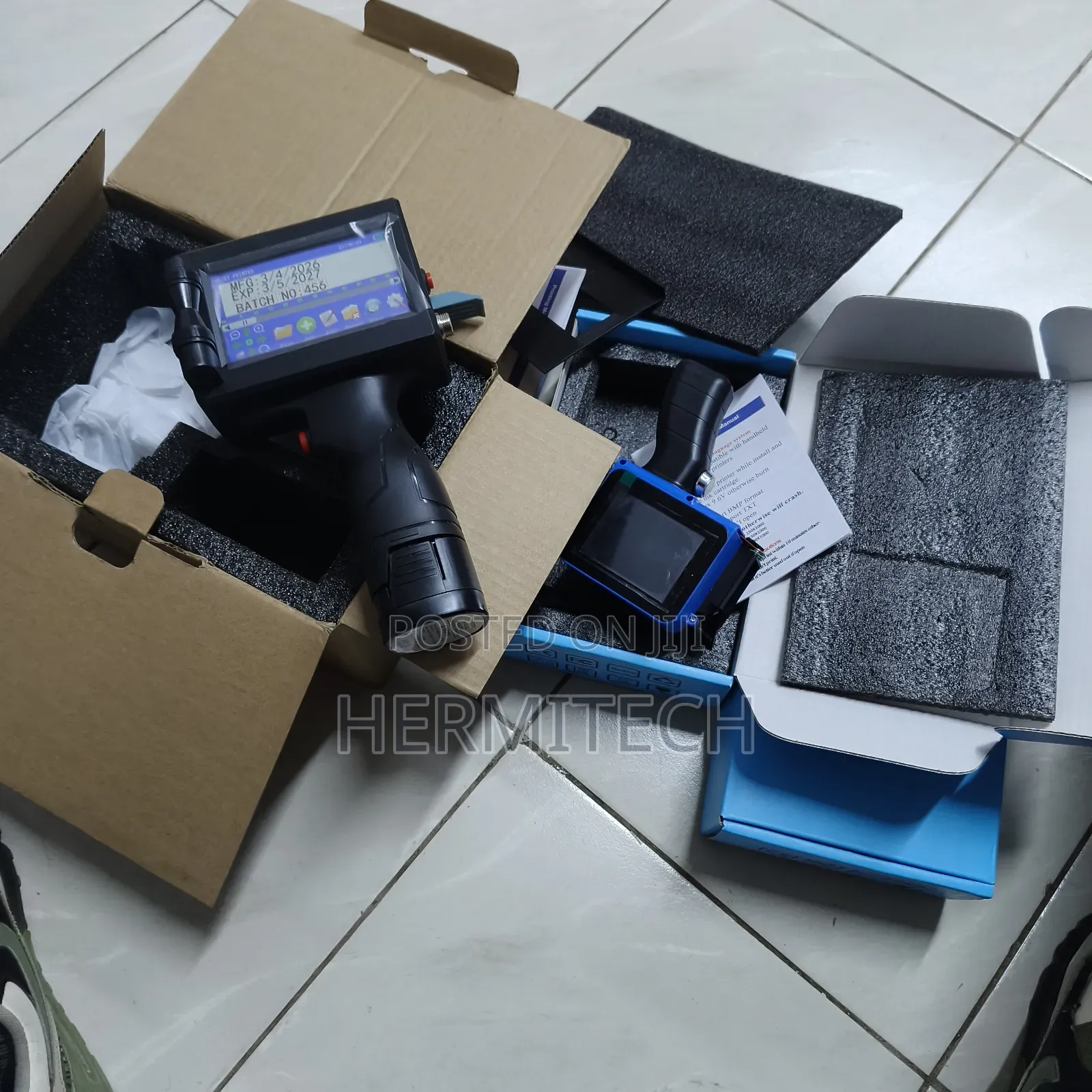 Portable Inkjet Printer for Manufacturing and Production Lines