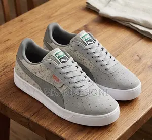 Puma G. Vilas Jungle/ Grey and White" Lifestyle Sneakers