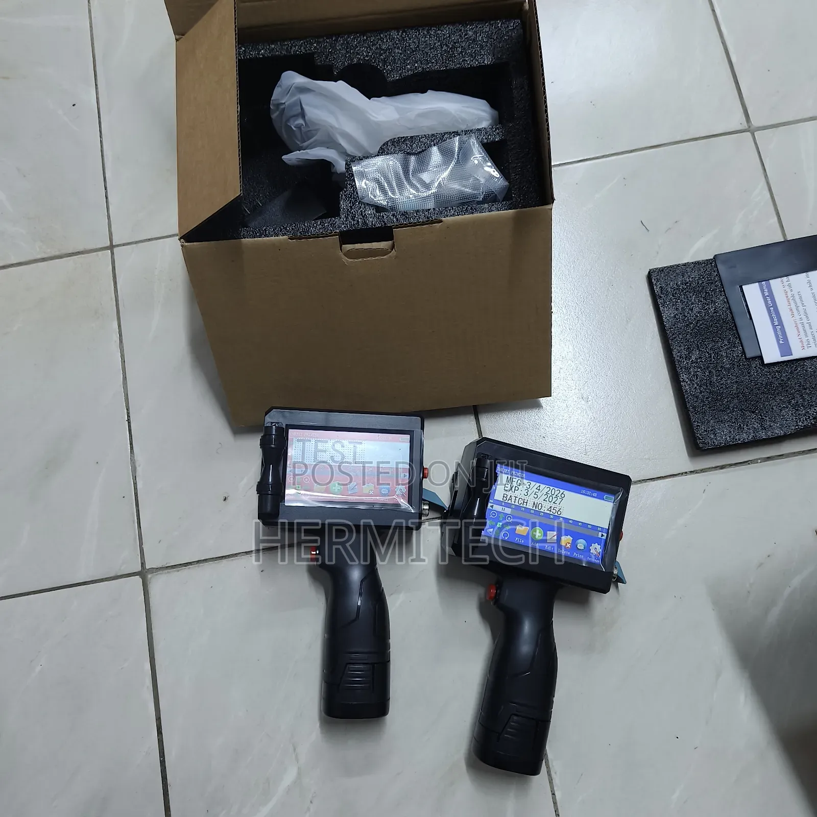 Handheld Inkjet Printer for Pharmaceutical Packaging