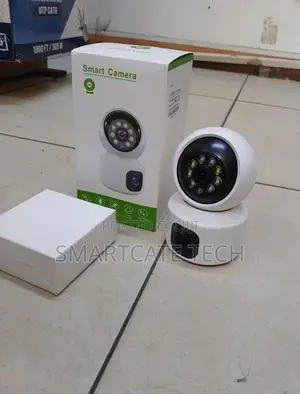 WiFi Dual Lens Indoor Nanny Camera With 2-Way Voice