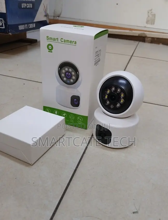 WiFi Dual Lens Indoor Nanny Camera With 2-Way Voice