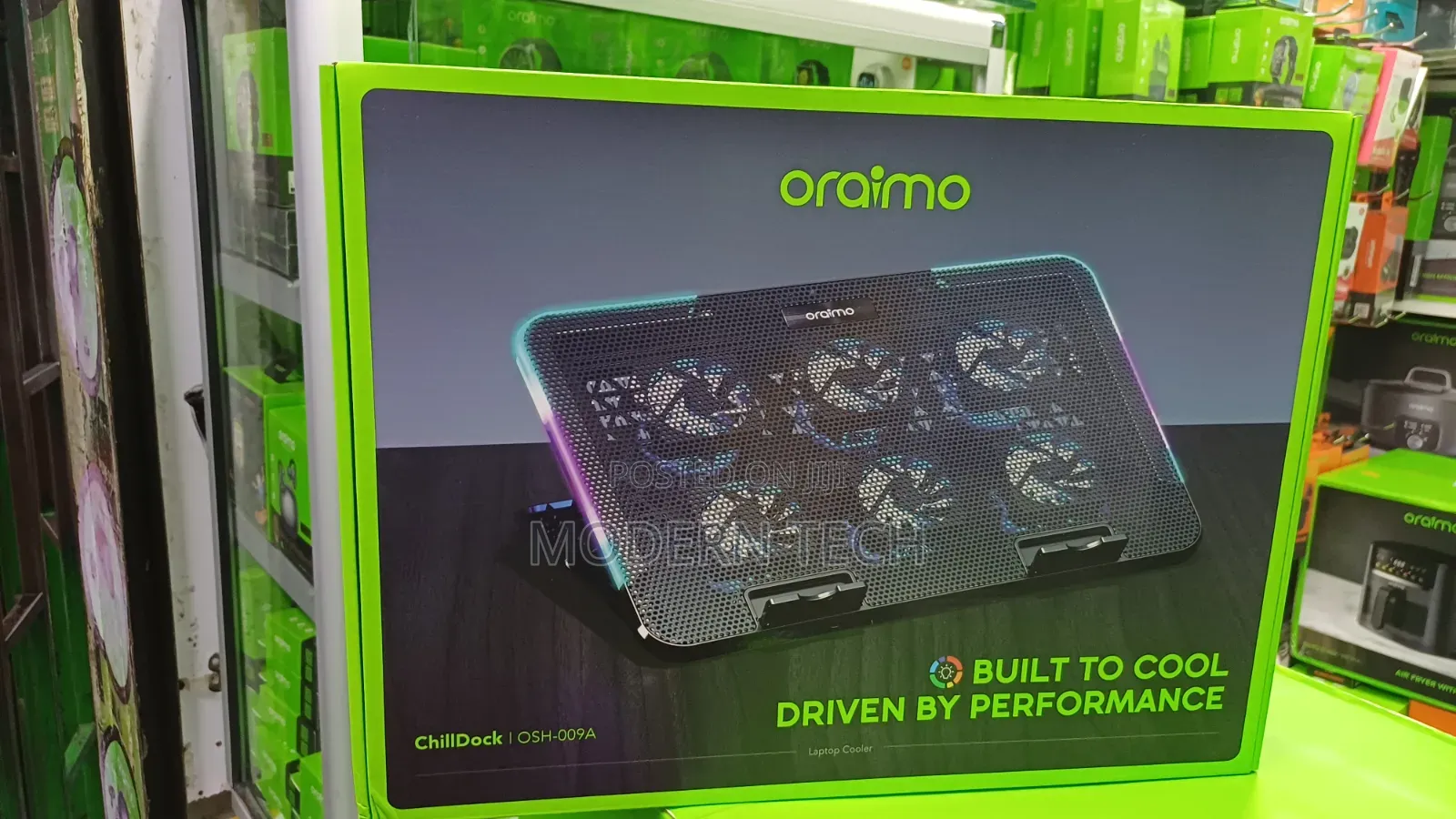 Oraimo ChillDock Dual USB Laptop Cooling Pad