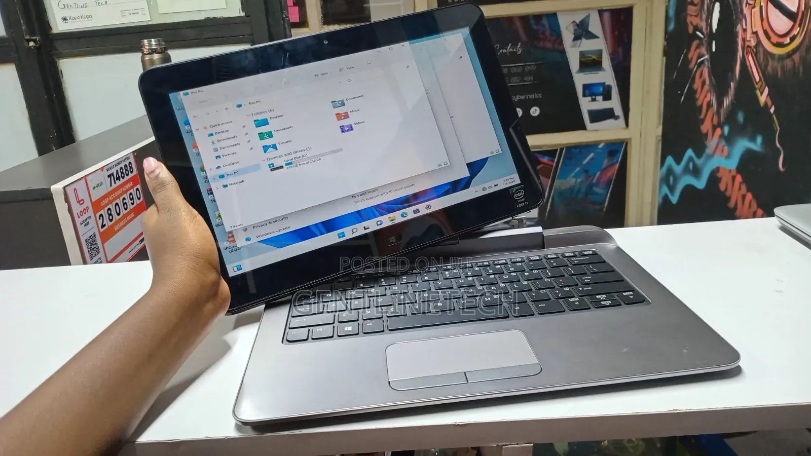 Laptop HP Pro X2 612 G1 4GB Intel Core i3 SSD 256GB
