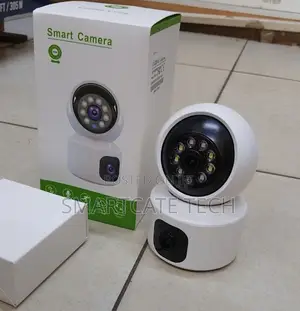 Smart WiFi Dual Lens Nanny CCTV Camera With Two-Way Audio
