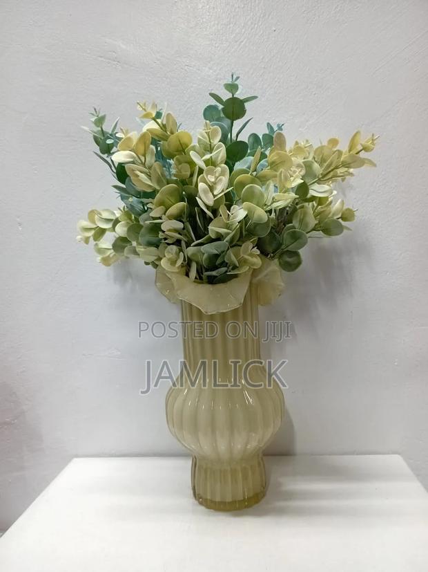 Fancy Glass Flower Vase – EL - thumbnail 5