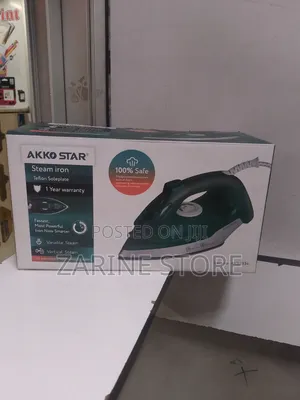Steam Iron Akko Star Variable Steam Heavy Duty Home Use or Commercial
