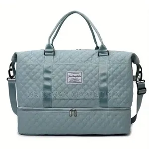 2in1 Compartment Duffle Bags Shoe Bottom Compartment