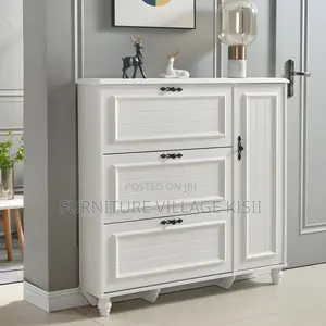 Mordern White Storage Shoe Rack