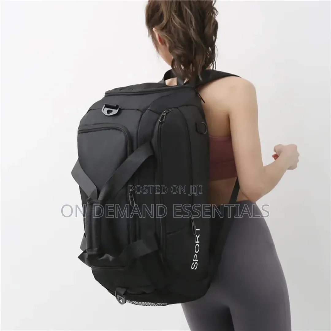 Sports Duffle Bag With Shoe Compartment