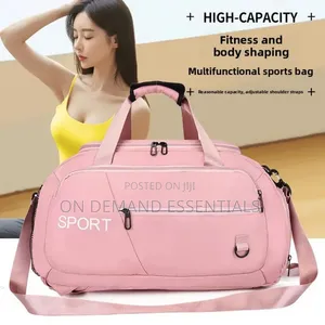 Sports Duffle Bag With Shoe Compartment