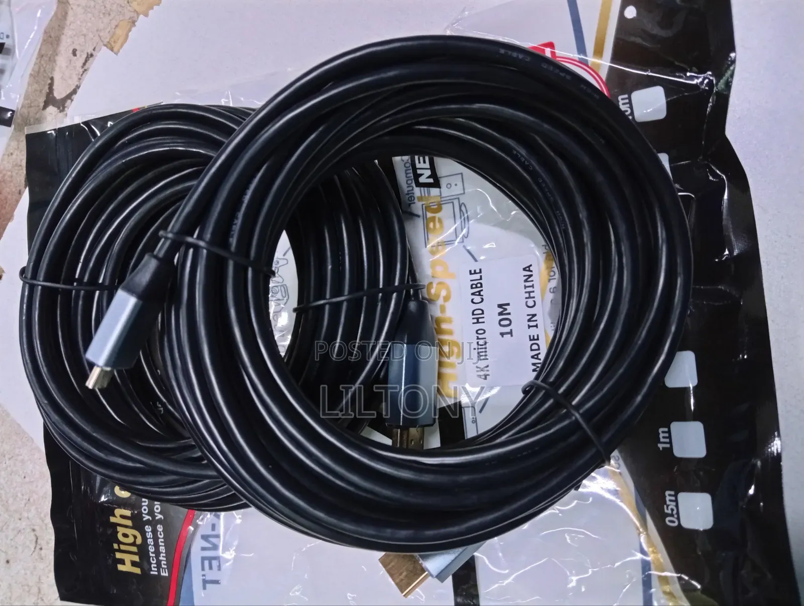 Micro Hdmi 10mtrs 4k (Metalliccaps)