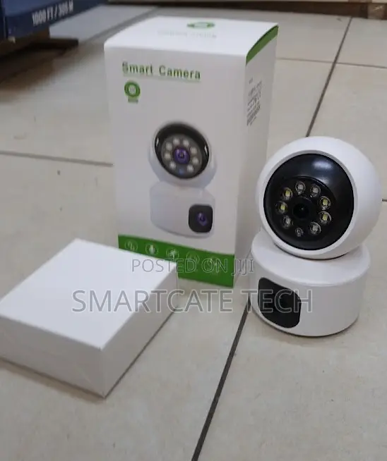 WiFi Dual Lens Smart Home Security Camera With Voice