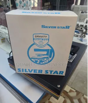 Electric Industrial Silver Star Steam Iron Box