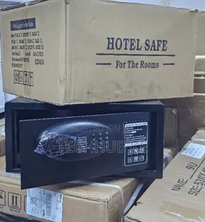 Steel Hotel Room Safe Box With Electronic Lock and LED for GuestLaptop