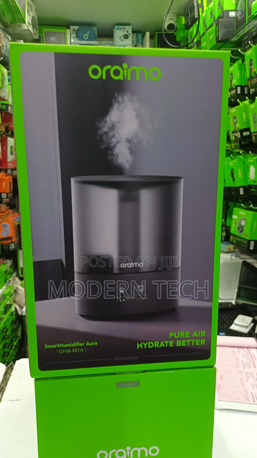 Oraimo 4L Ultrasonic Air Humidifier With Essential Oil Diffuser