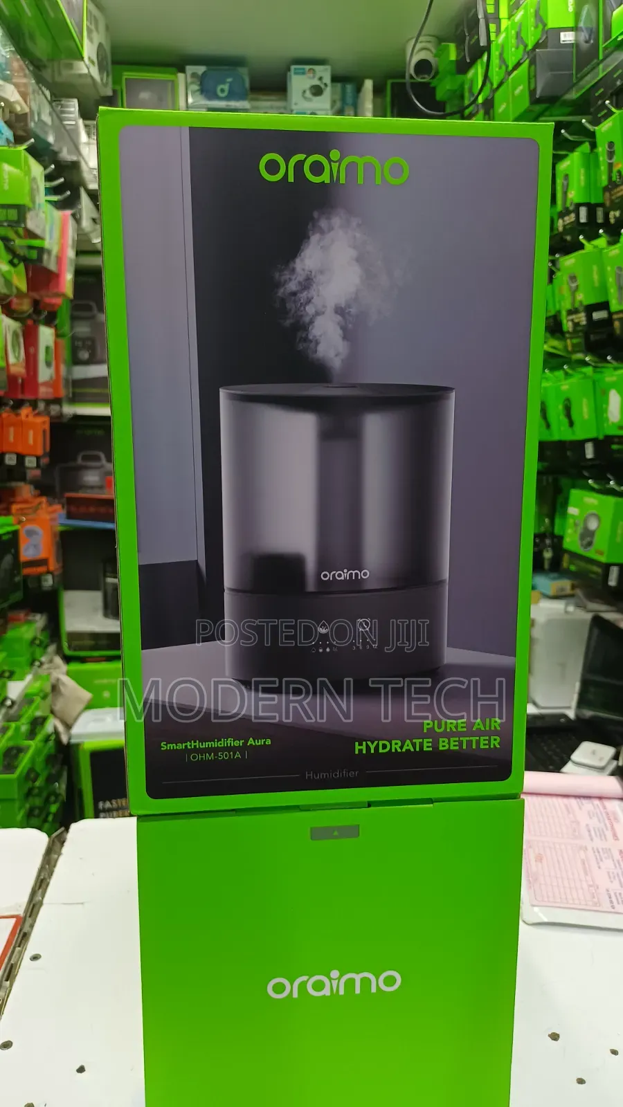 Oraimo 4L Ultrasonic Air Humidifier With Essential Oil Diffuser