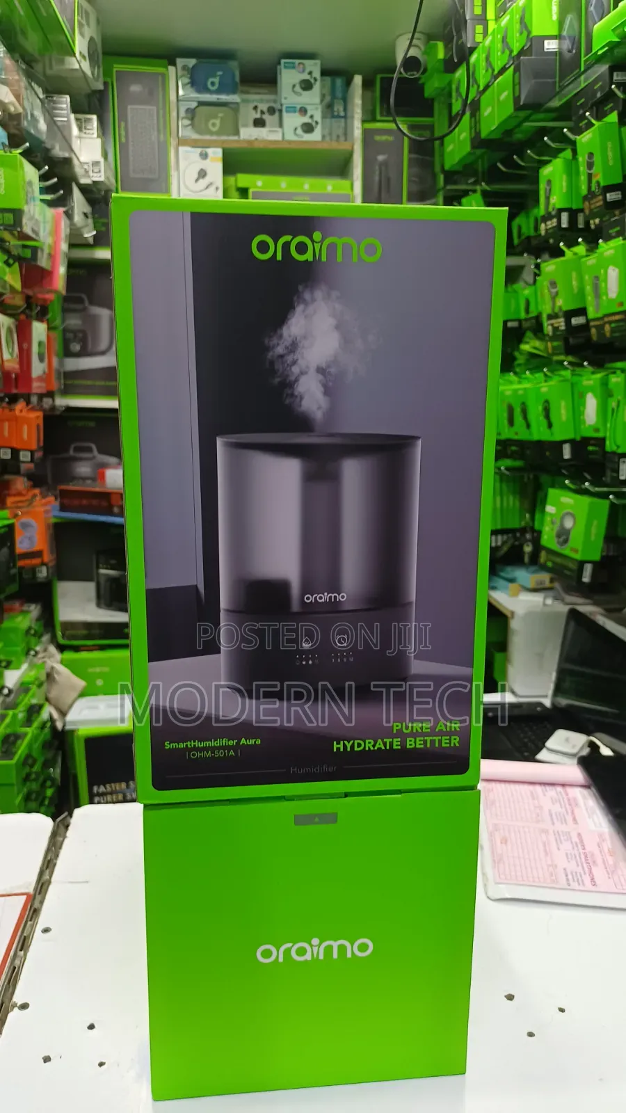 Oraimo Aura Smart Humidifier 4L With Touch Control