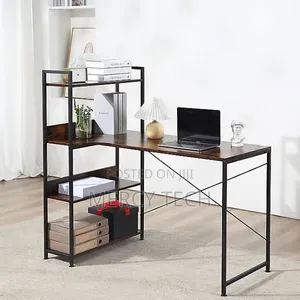 Imported Office Desk With Shelves