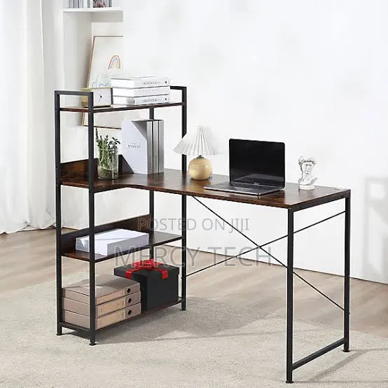 Imported Office Desk With Shelves