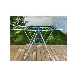 Foldable/Portable Clothes Drying and Hanging Rack(Assembled)