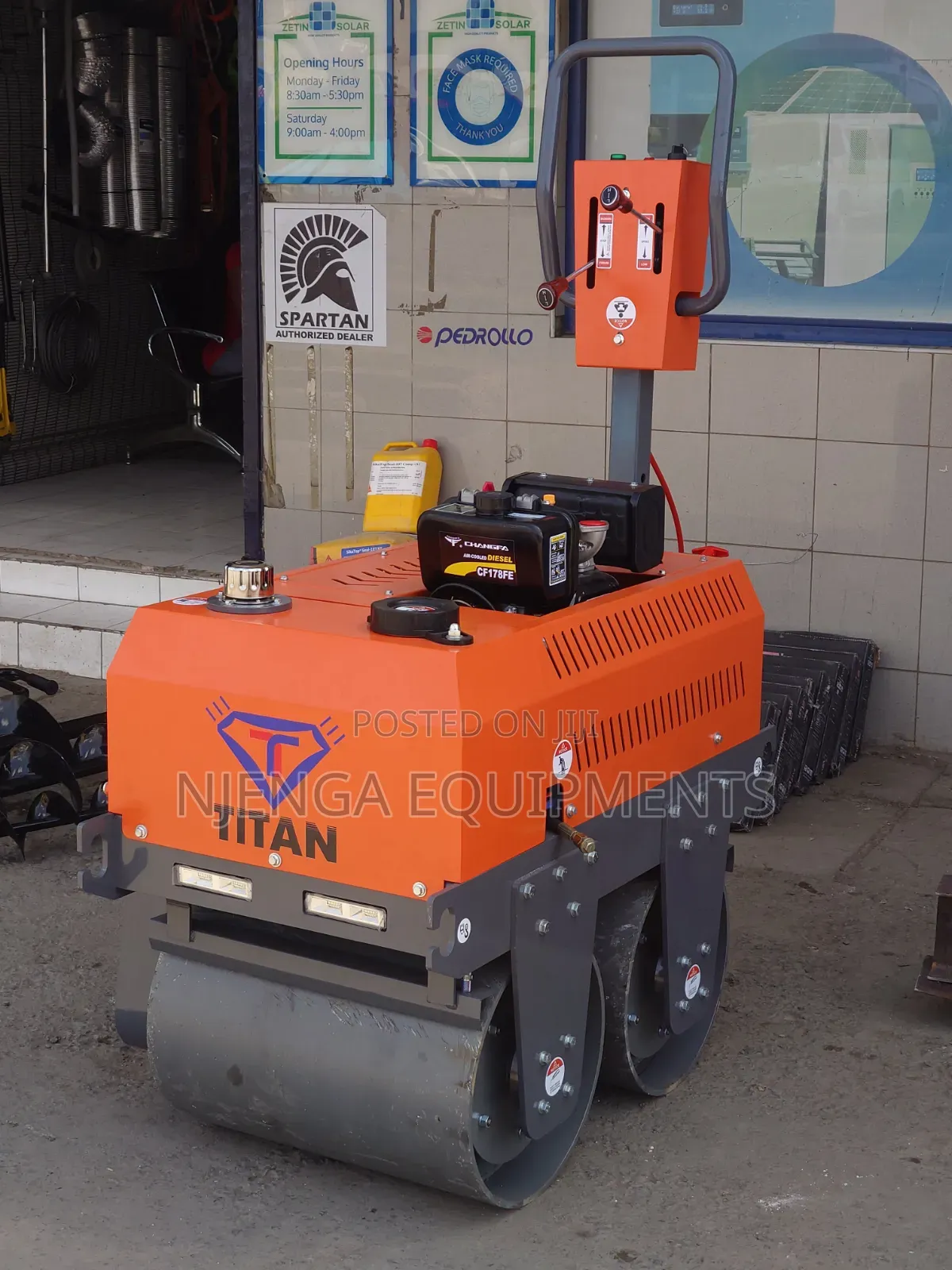 Titan Double Drum Roller 2.4tonnes