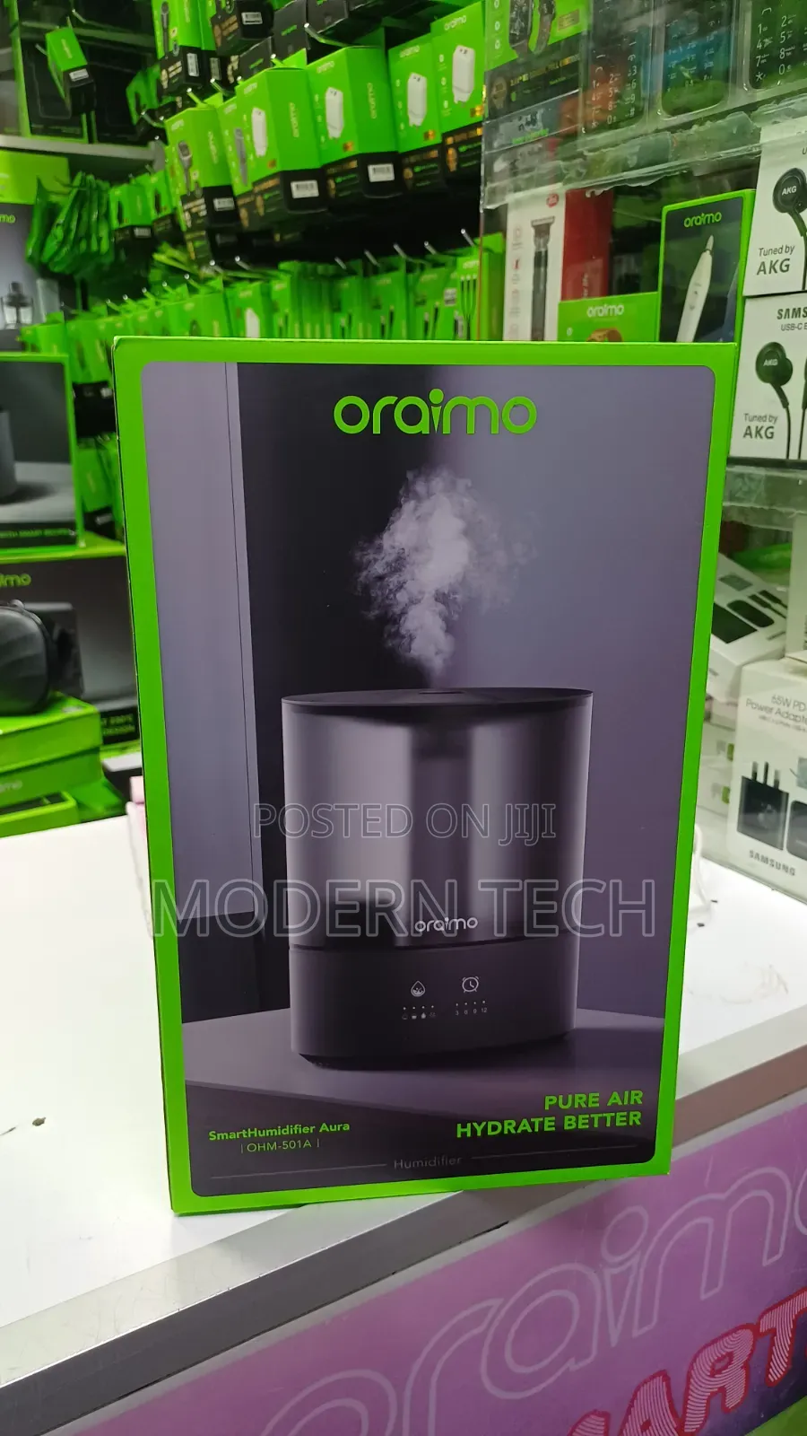 Oraimo SmartHumidifier Aura 4L With 7-Color LED Lights