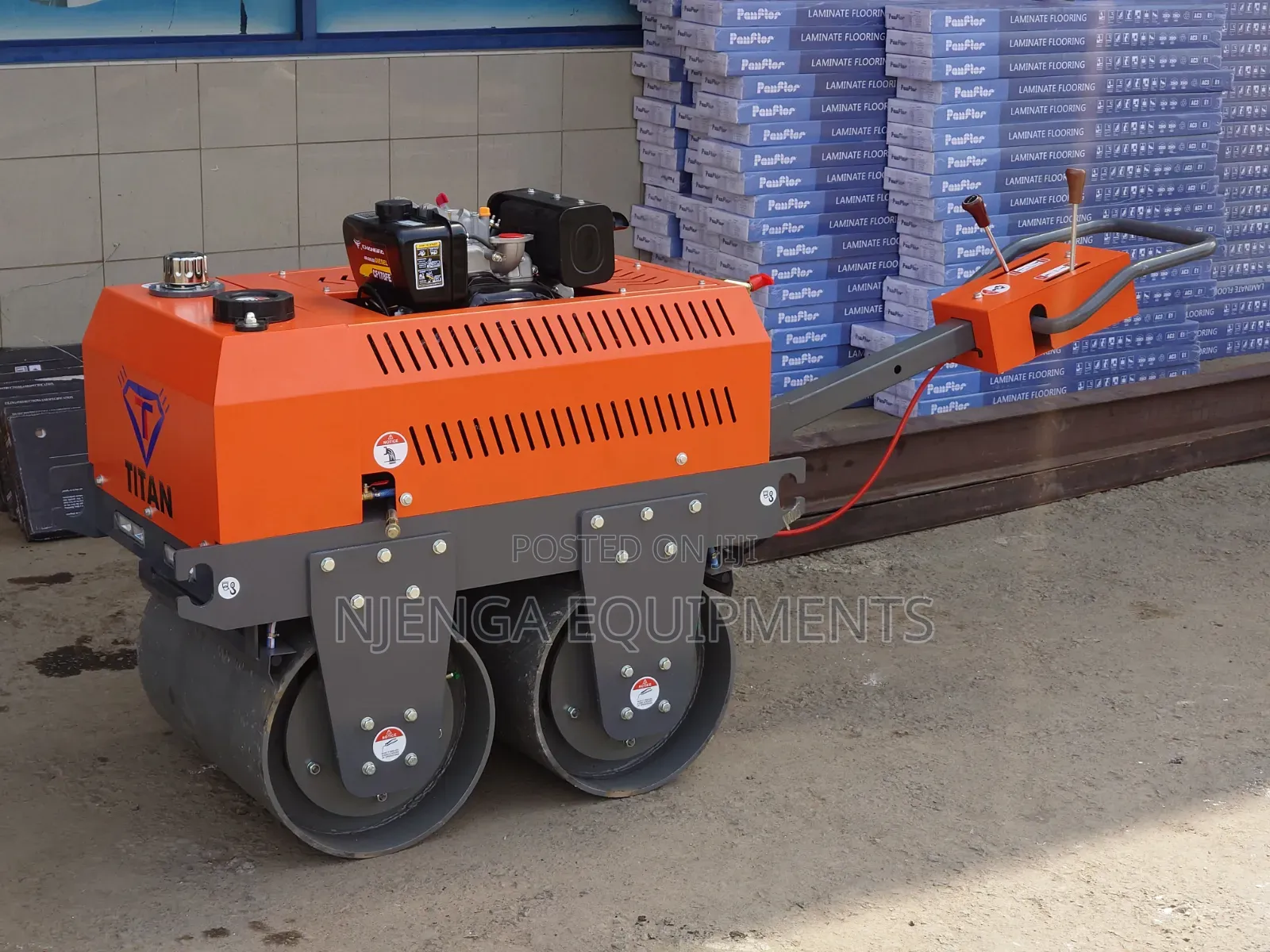 Heavy-Duty Vibratory Double Drum Roller