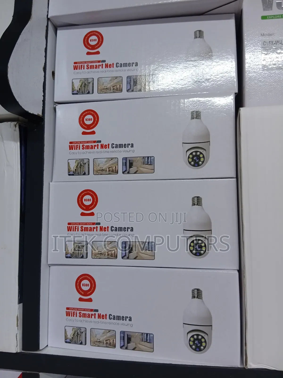 Indoor Outdoor V380 Bulb CCTV Camera for Easy Security Placement