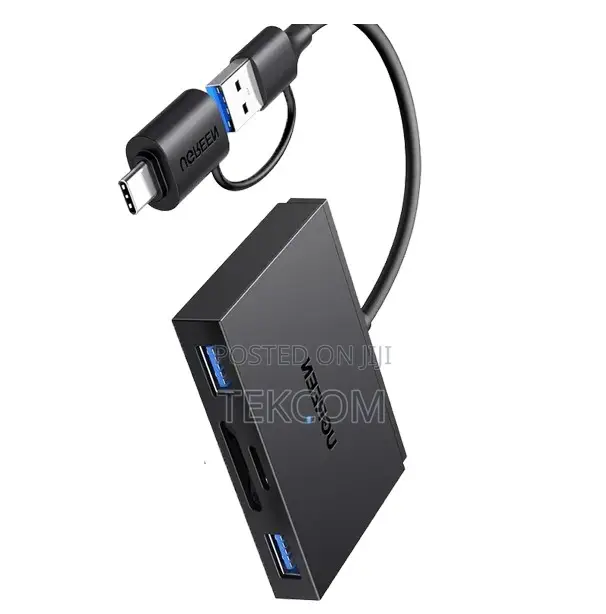 UGREEN 4-in-1 Card Reader With USB-C & USB-A 2-in-1