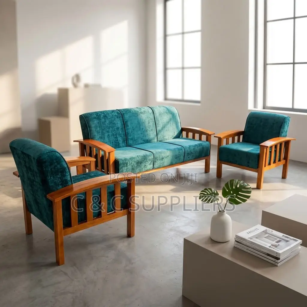 Fabric Open Sofa Set-5 Seater