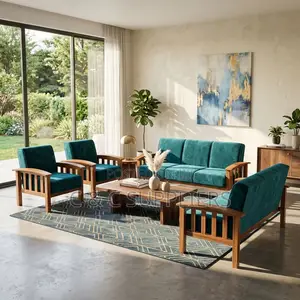 Fabric Open Sofa Set-5 Seater