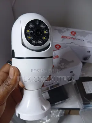 Indoor Outdoor V380 Bulb Camera for Home Entrance Security
