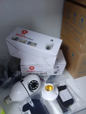 V380 Bulb CCTV Camera for Shops Offices and Home Surveillance