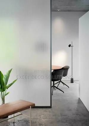 Frosted Privacy Film for Office Partitions