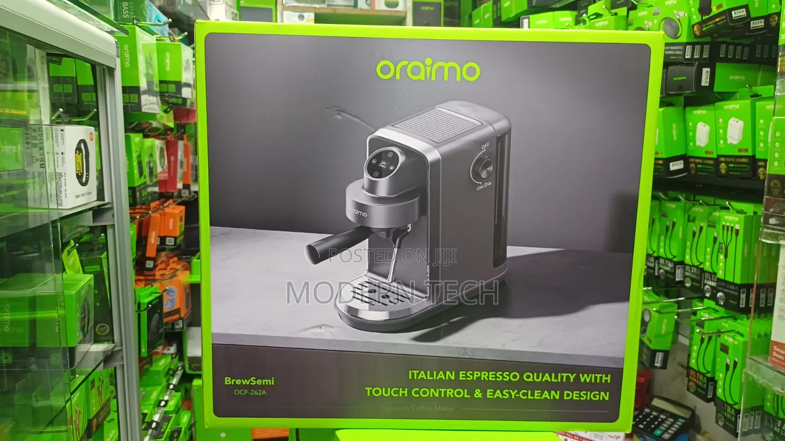 Oraimo 20 Bar Professional Espresso Maker With Milk Frother