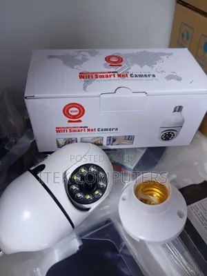 Easy Placement V380 Bulb CCTV Camera for Smart Property Security