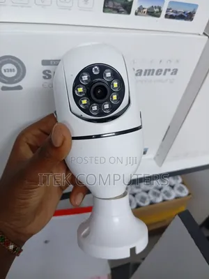 V380 Bulb Security Camera With Flexible Placement for Daily Monitoring