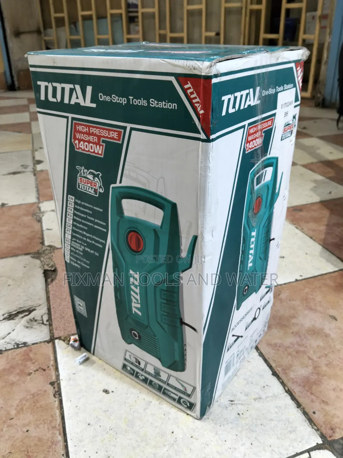Total Multipurpose High Pressure Washer Car Wash Machine 1400 Watts