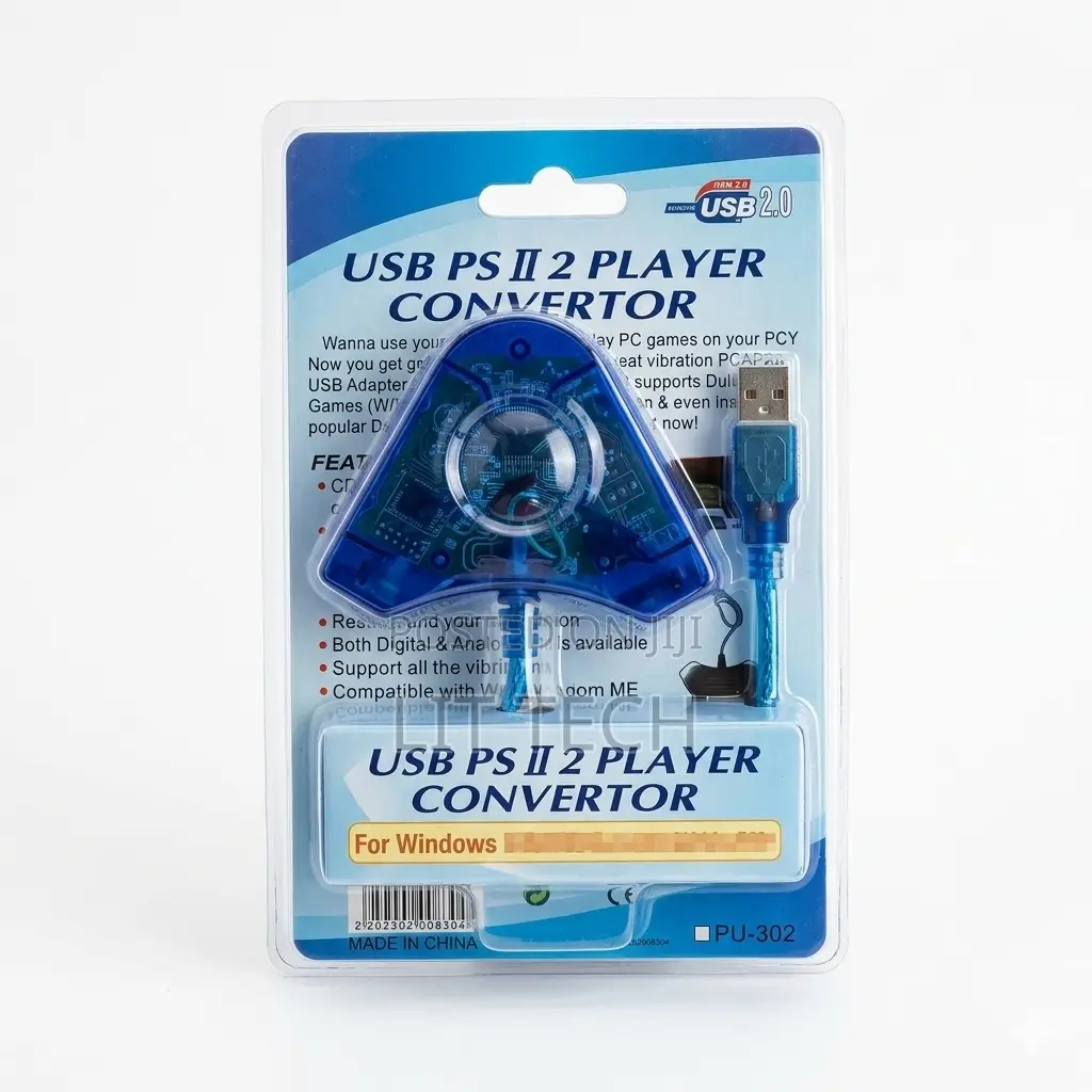 USB to PS2 Dual Player Controller Adapter