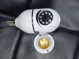 Indoor Outdoor V380 Bulb Camera for Convenient Remote Security Access