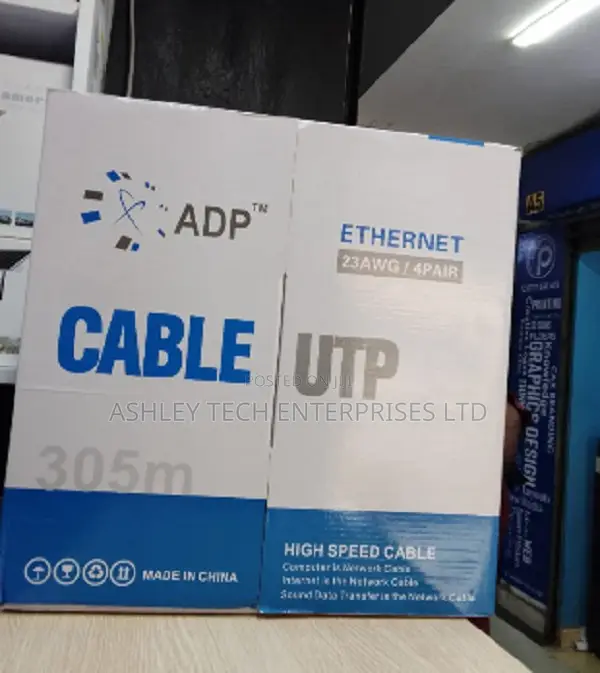 CAT6 Indoor UTP Network Cable 305M – Professional Grade