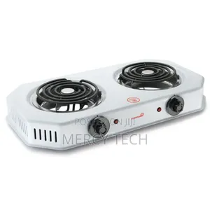 Ramtons RM/253 Double Spiral Plate Cooker (White)