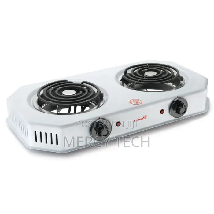 Ramtons RM/253 Double Spiral Plate Cooker (White)