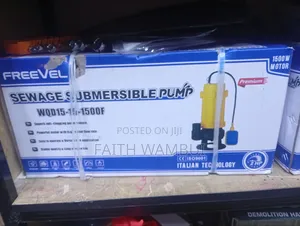 1500 Watts Commercial Freevel Sewage Pump Machine