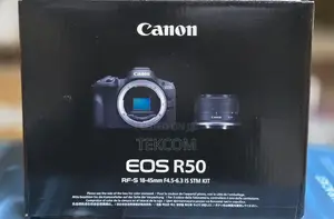 Canon Eos R50 Mirrorless Camera With 18-45mm Lens