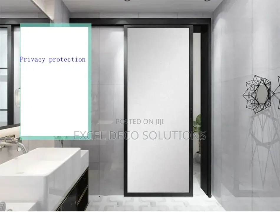 Frosted Privacy Film for Decorative Glass Windows