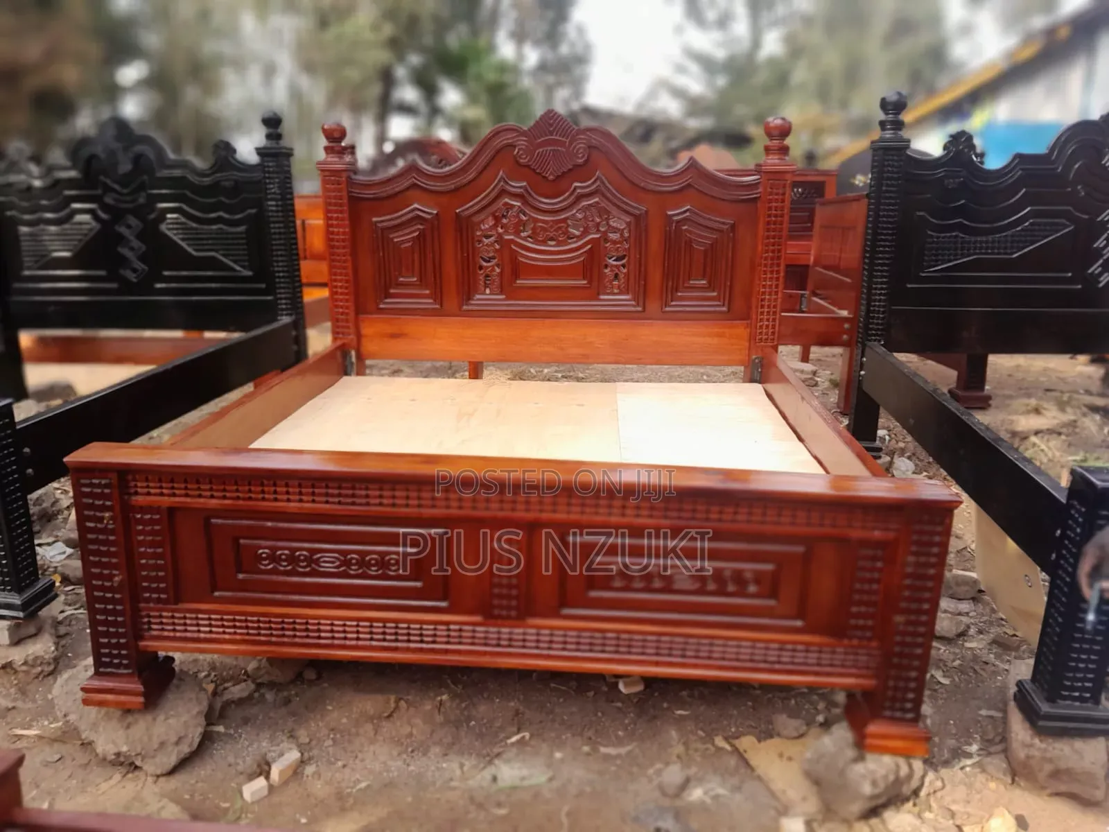 6×6 Mahogany Bed
